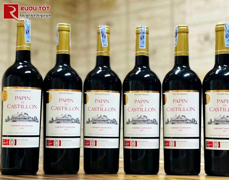 Rượu vang Papin De Castillon Cabernet Sauvignon