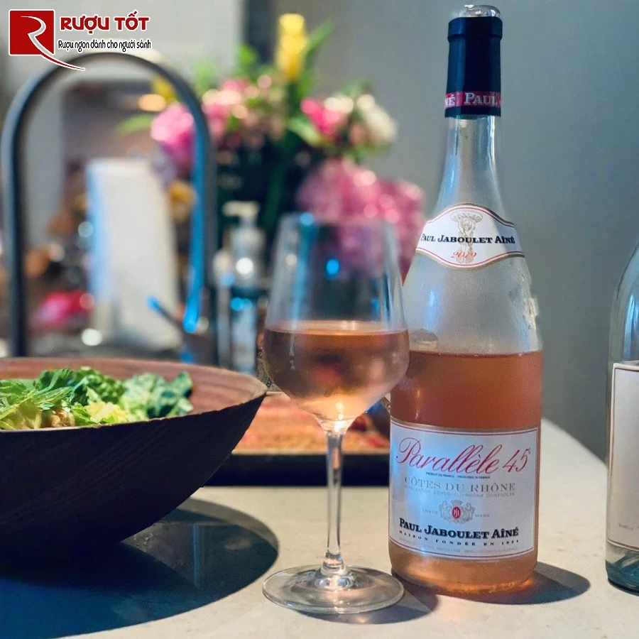 ruou vang parallele 45 cotes du rhone rose