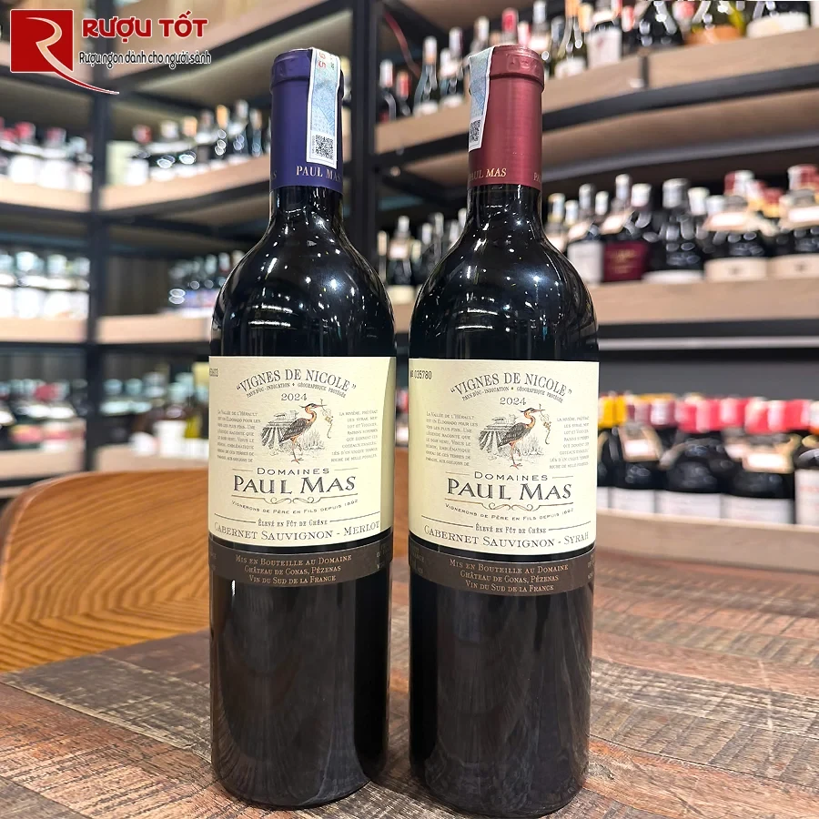 Rượu vang Paul Mas Vignes De Nicole Cabernet Sauvignon Merlot