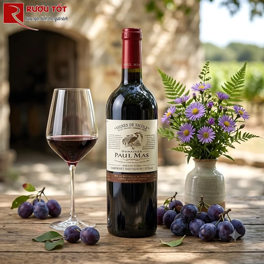 Rượu vang Paul Mas Vignes De Nicole Cabernet Syrah