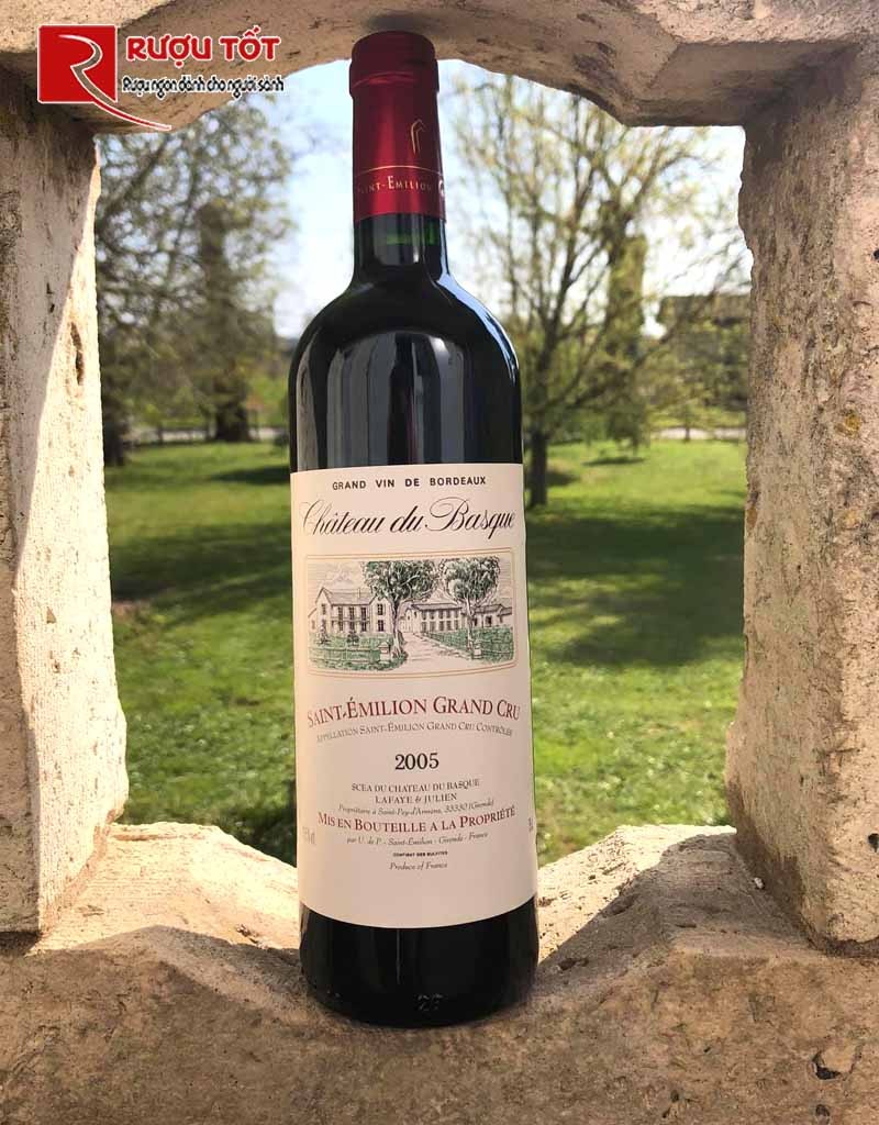 Rượu vang Pháp Chateau du Basque