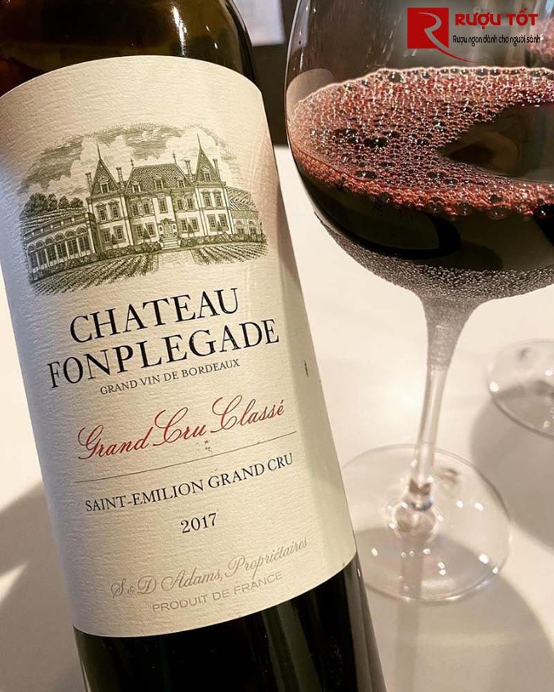 Rượu vang Pháp Chateau Fonplegade
