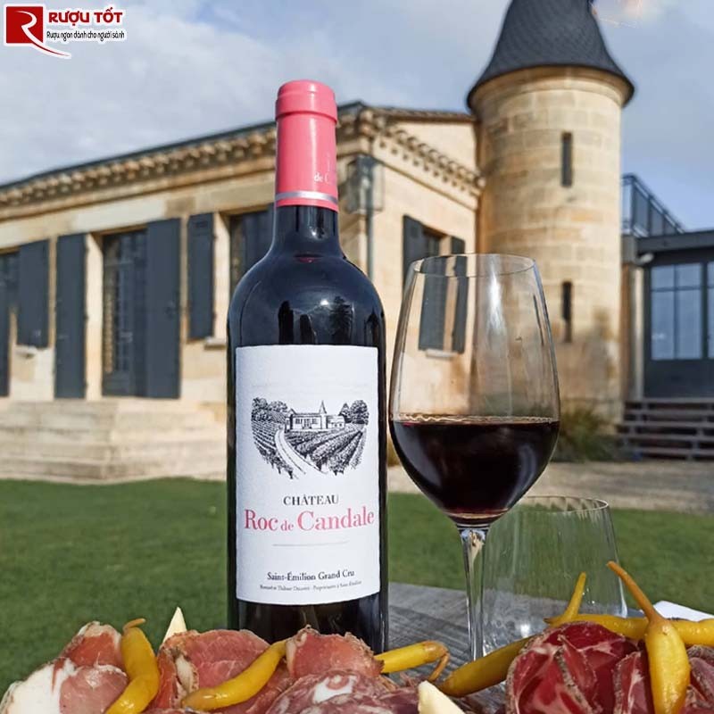 Rượu vang Pháp Chateau Roc de Candale