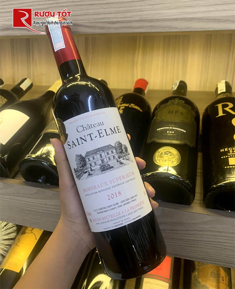 Rượu vang Pháp Chateau Saint Elme
