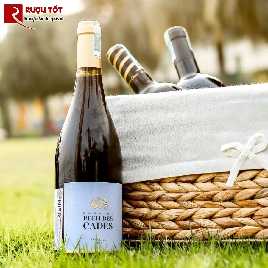 ruou vang phap Domaine Pech Des Cades Rouge Sec Red