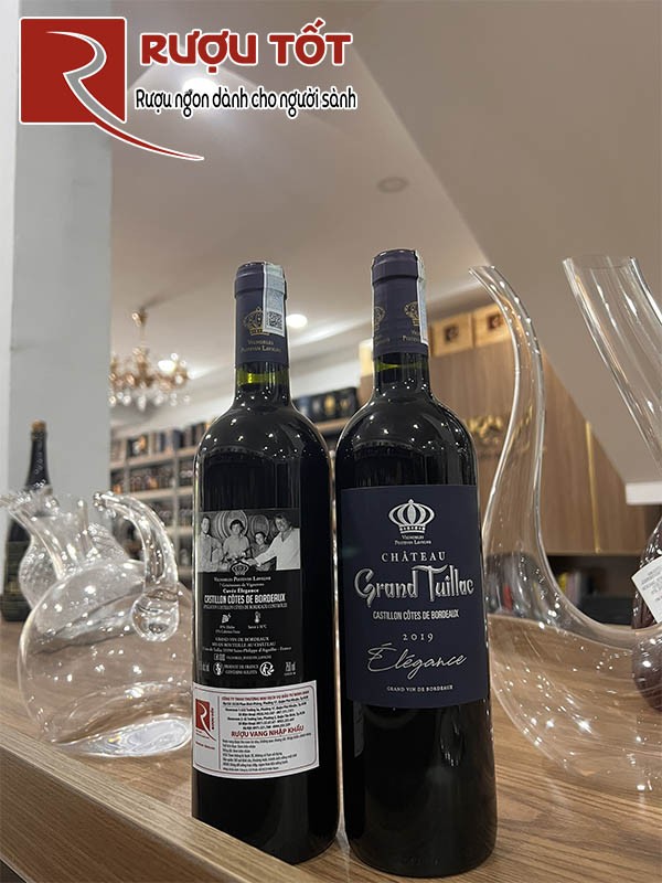 Rượu vang Pháp Grand Tuillac 2019 nhập khẩu