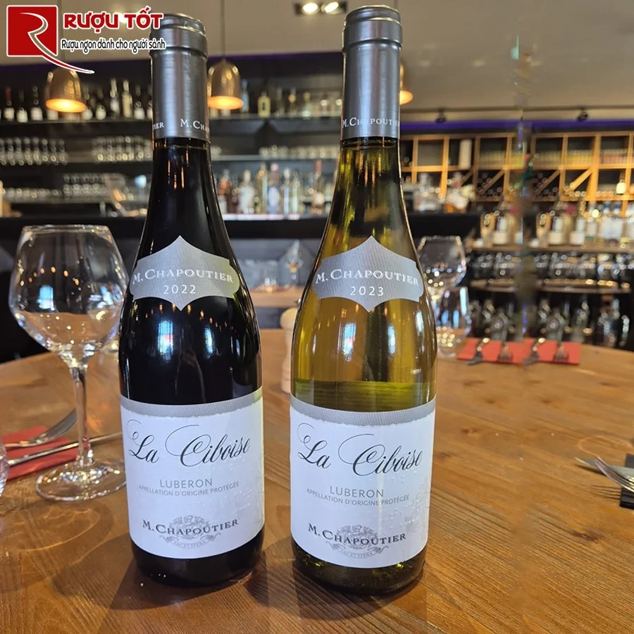 Rượu vang Pháp M Chapoutier La Ciboise Luberon