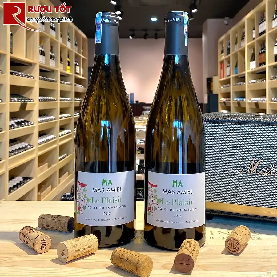 Rượu vang Pháp Mas Amiel Le Plaisir Cotes du Roussillon