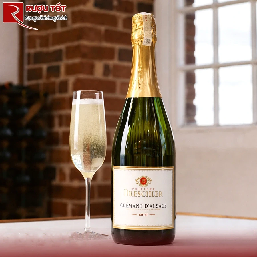 Rượu vang Philippe Dreschler Cremant Dalsace