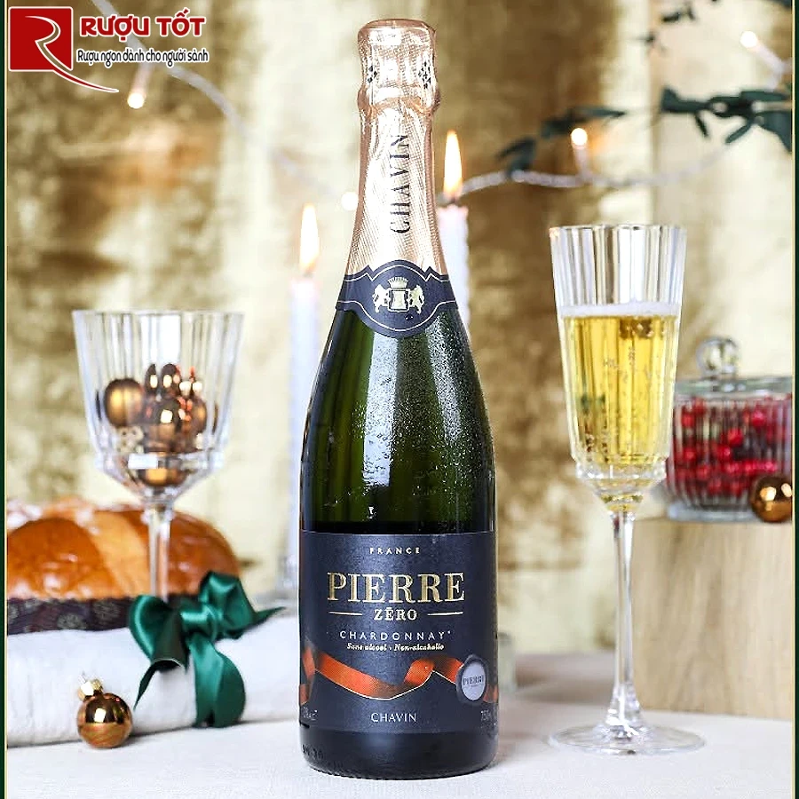 Rượu vang Pierre Chavin Pierre Zero Chardonnay
