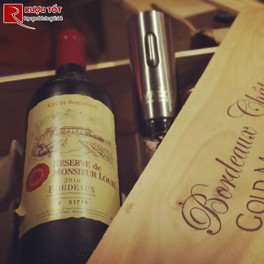 ruou vang reserve de monsieur louis bordeaux