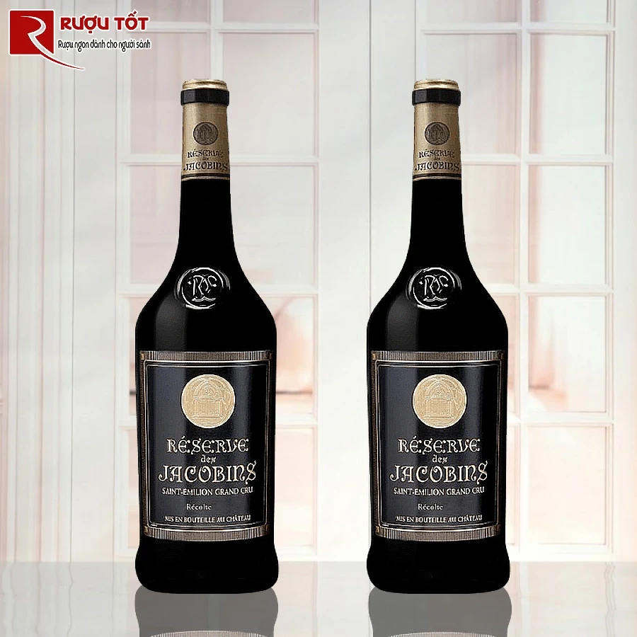 ruou vang reserve des jacobins saint emilion