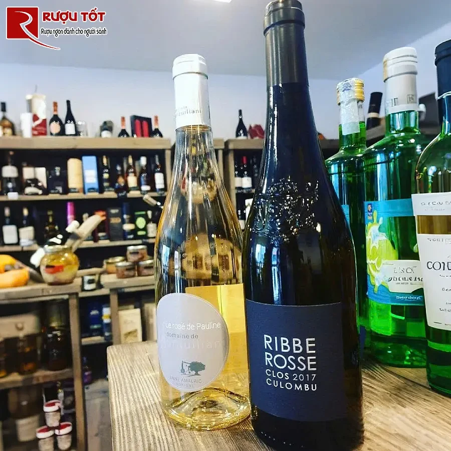 ruou vang ribbe rosse clos culombu blanc