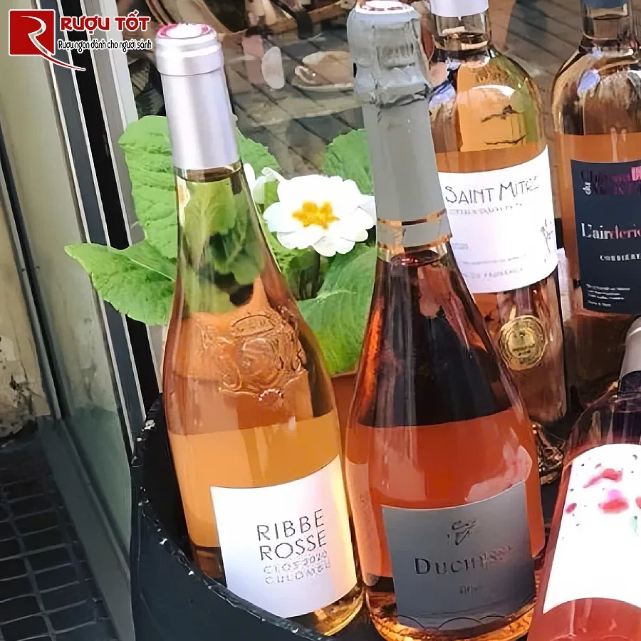 ruou vang ribbe rosse rose clos culombu chinh hang