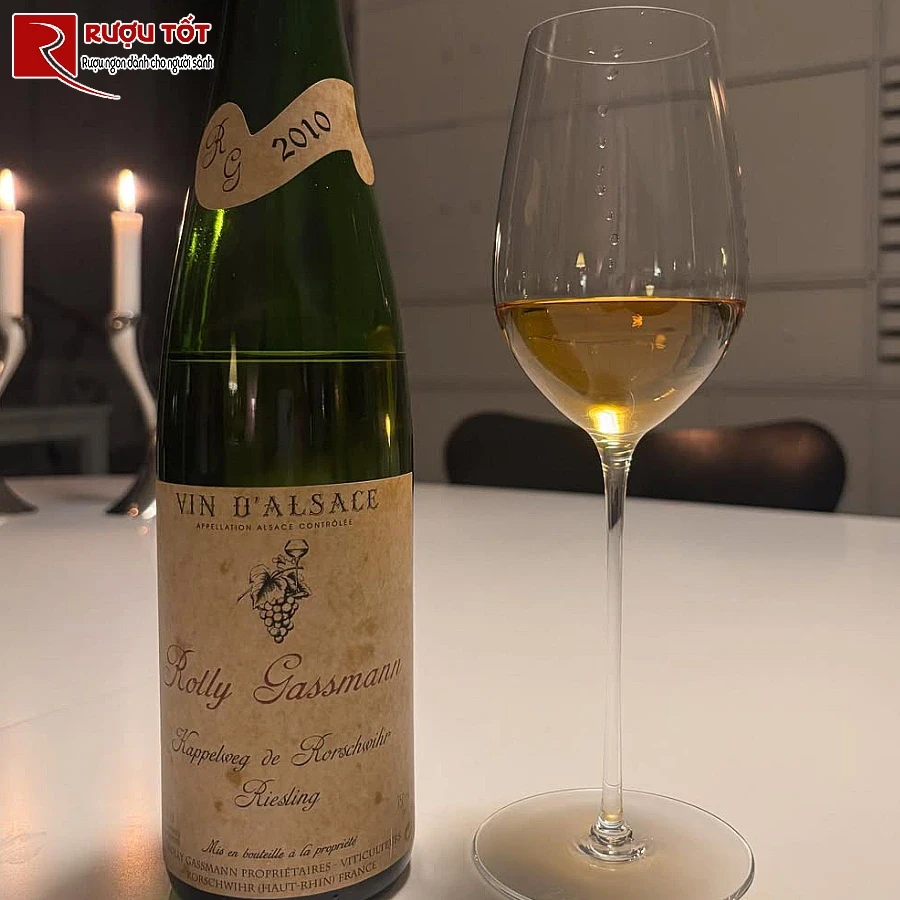 ruou vang rolly gassmann kappelweg de rorschwihr riesling gia re