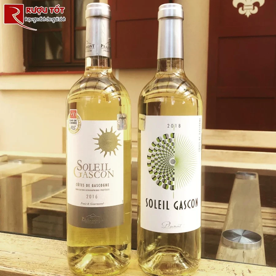 ruou vang soleil gascon 750ml nhap khau chinh hang phap