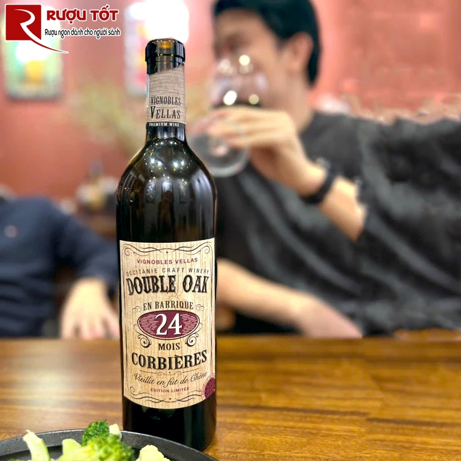 Rượu vang vang Double Oak 24 Mois