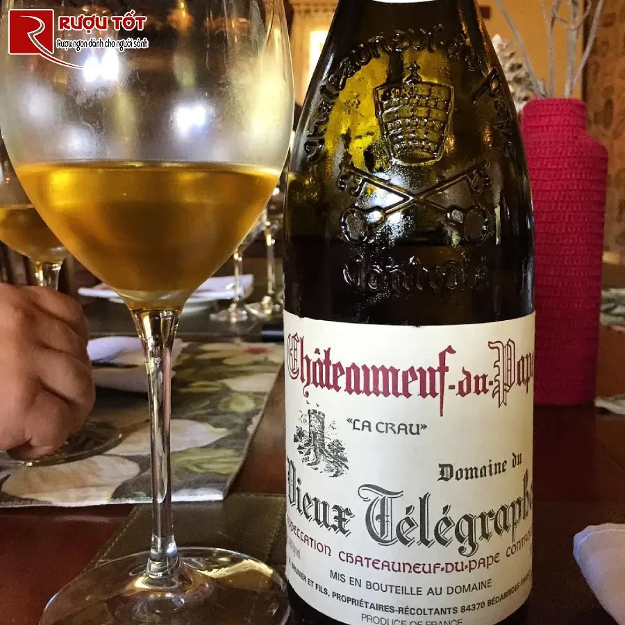 ruou vang vieux telegraphe la crau blanc gia tot