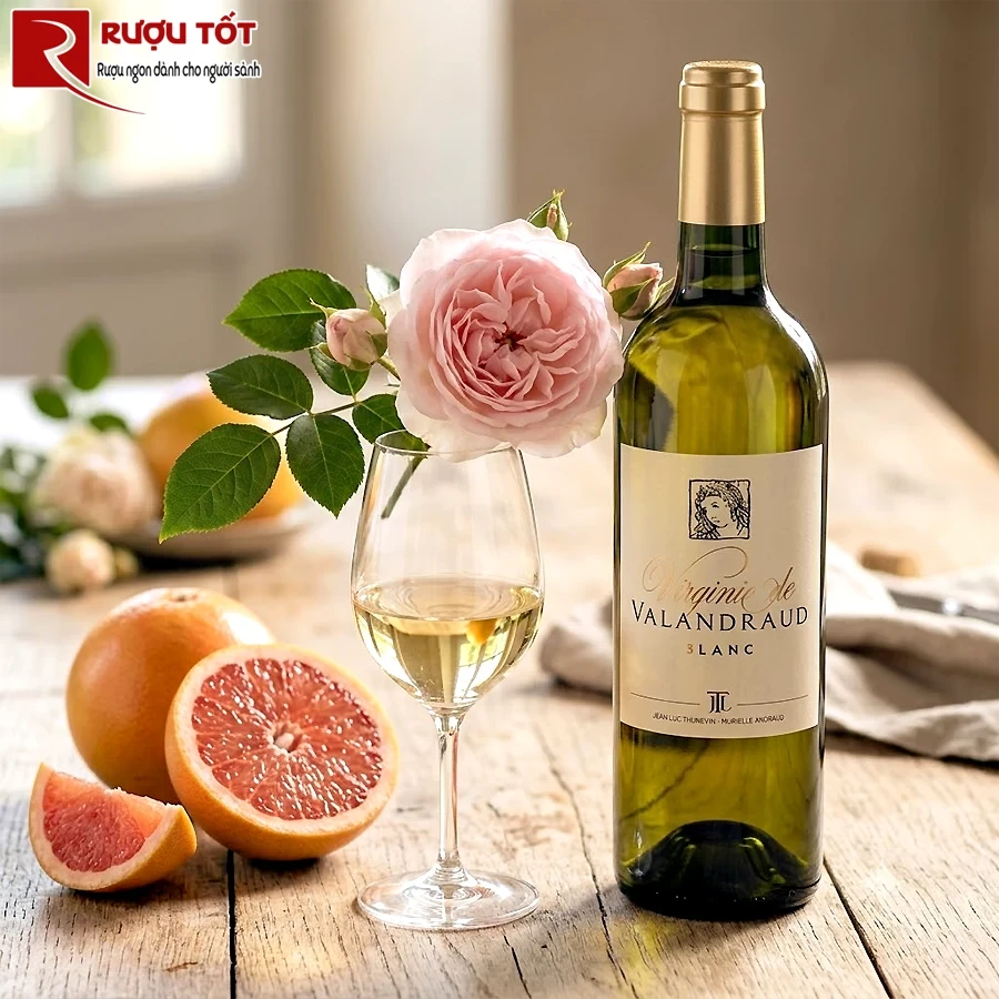 Rượu vang Virginie de Valandraud Bordeaux Blanc