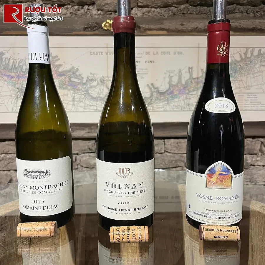 ruou vang volnay 1st cru les caillerets henri boillot