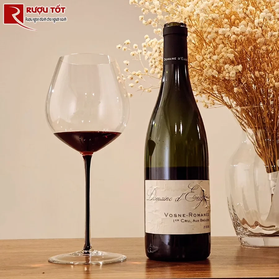 ruou vang vosne romanee 1er cru les brulees uy tin