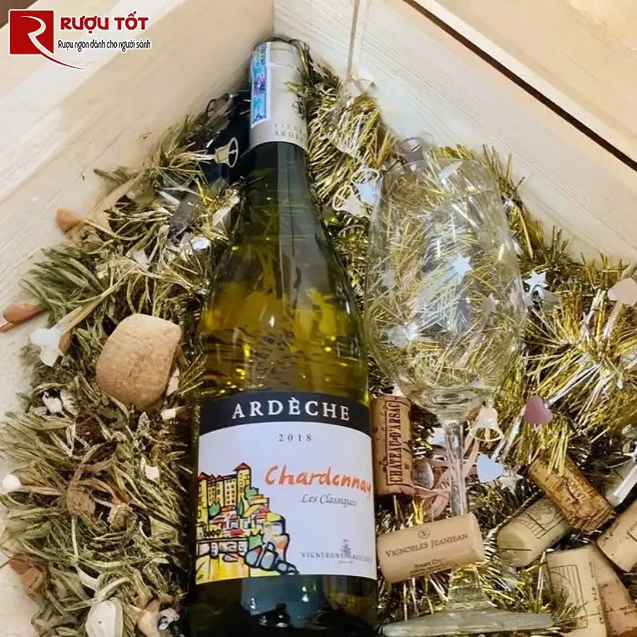 ruou vignerons ardechois les classiques 750ml gia tot