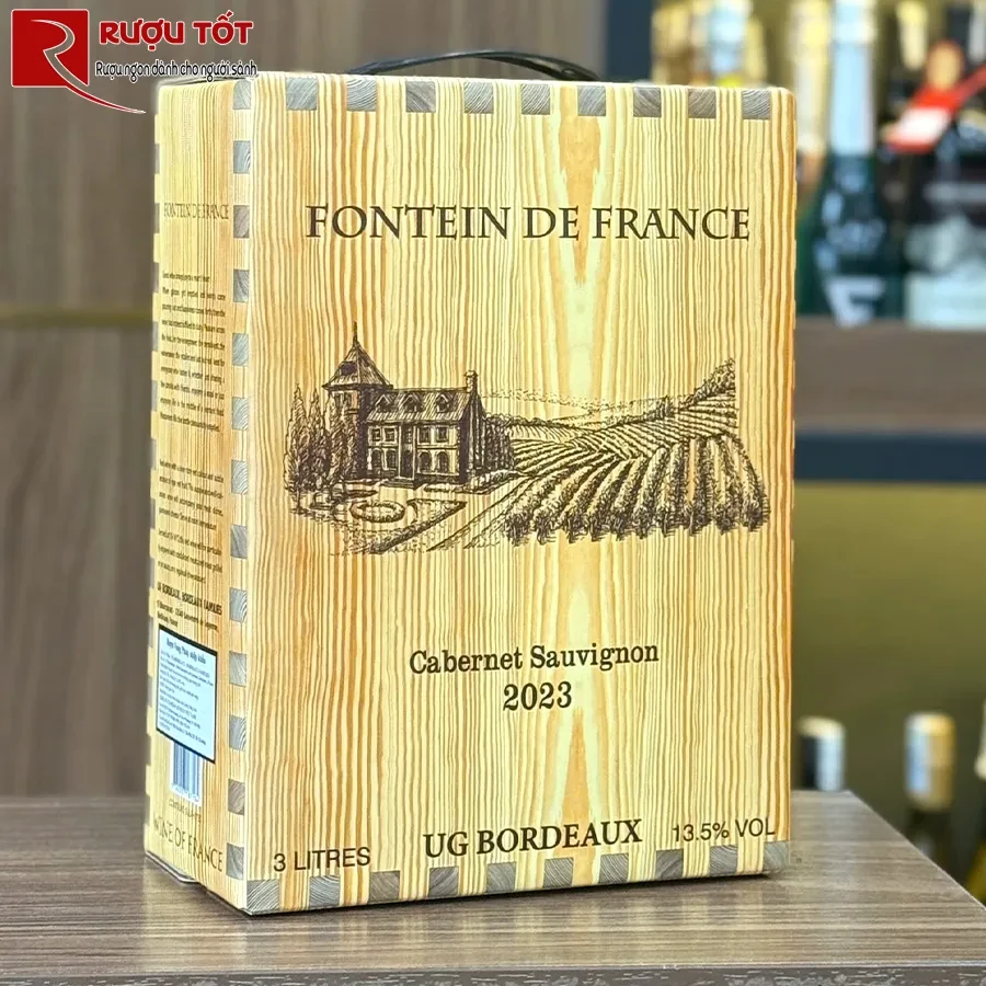 Vang bịch đỏ Fontein De France 3L