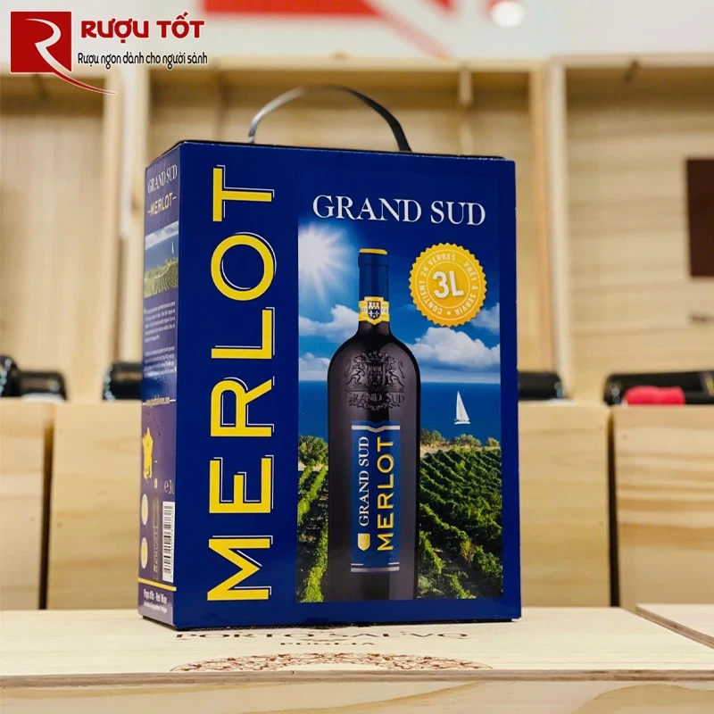 Vang bich Grand Sud Merlot