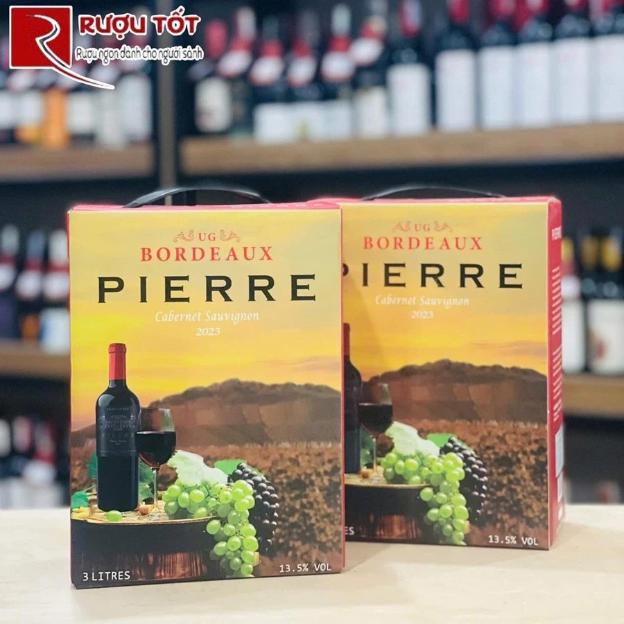 Vang bịch Pháp Pierre Bordeaux