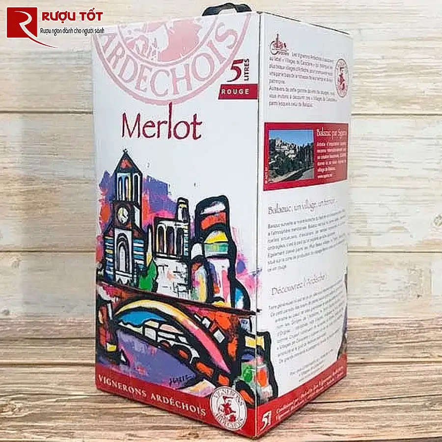 vang bich vignerons ardechois merlot