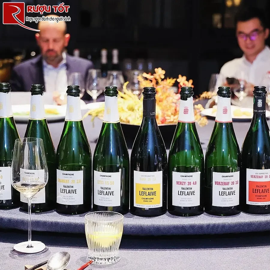 Vang Champagne Valentin Leflaive Cramant