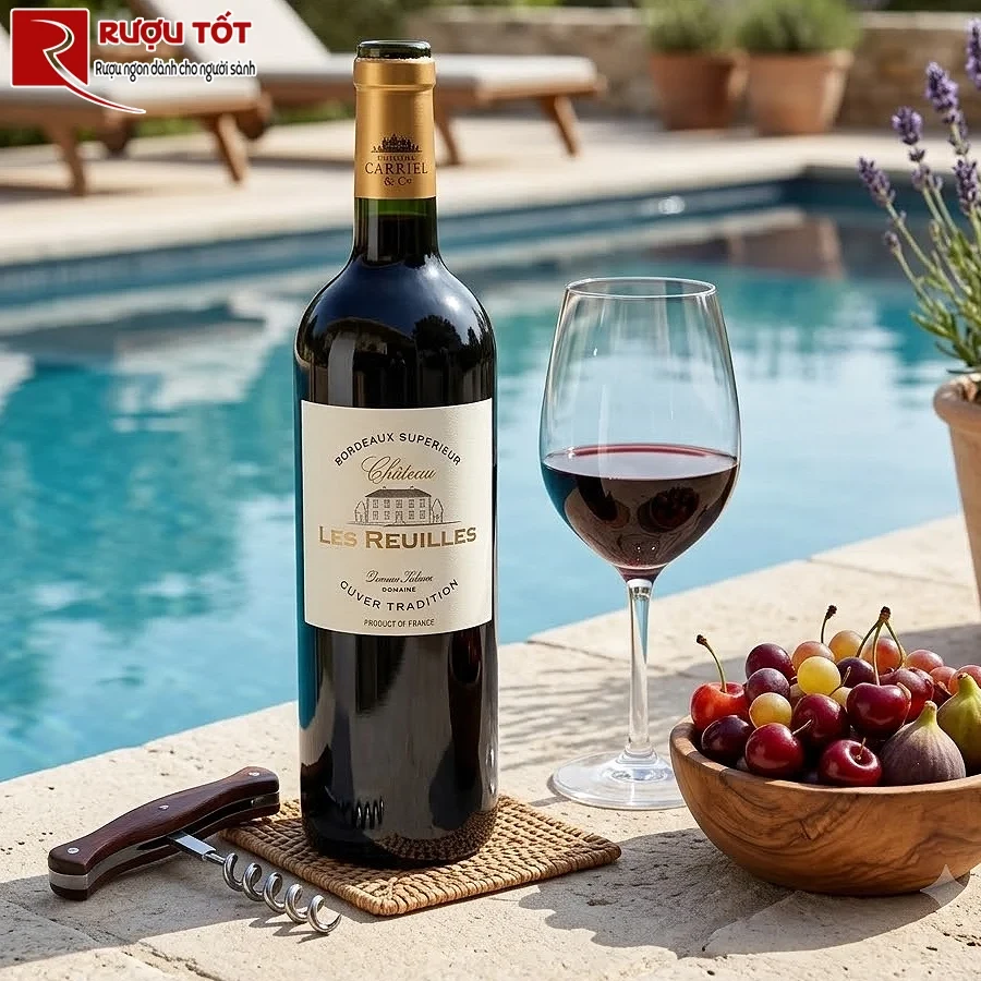 Vang Chateau Les Reuilles Saint Emilion Grand Cru