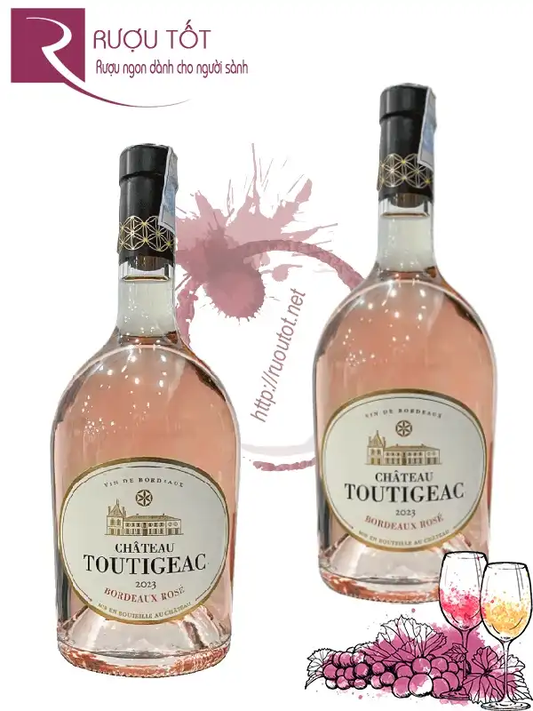 Vang Pháp Chateau Toutigeac Bordeaux Rose