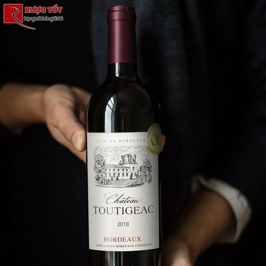 Vang Chateau Toutigeac Bordeaux rouge
