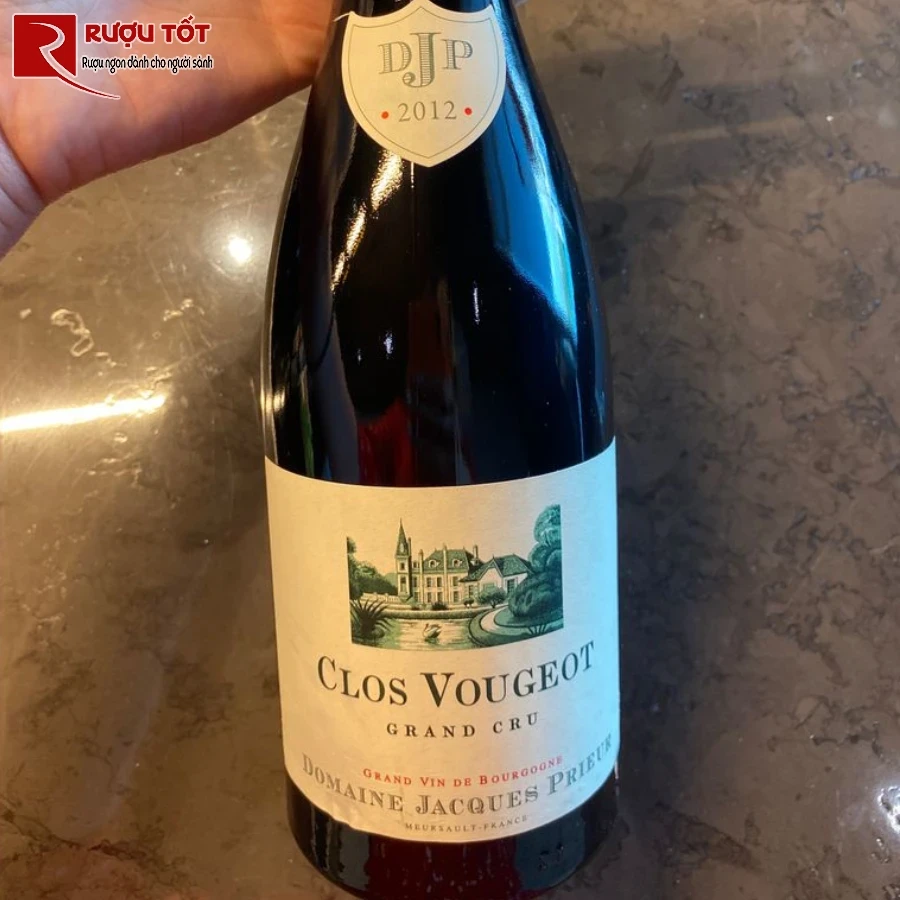 Vang Clos Vougeot Grand Cru Domaine Jacques Prieur
