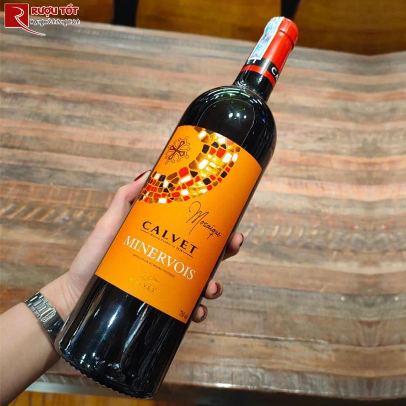 Vang đỏ Calvet Minervois