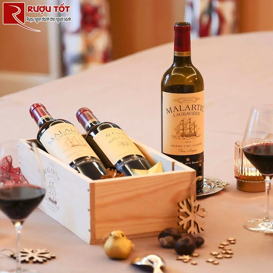 Vang đỏ Chateau Malartic Lagraviere