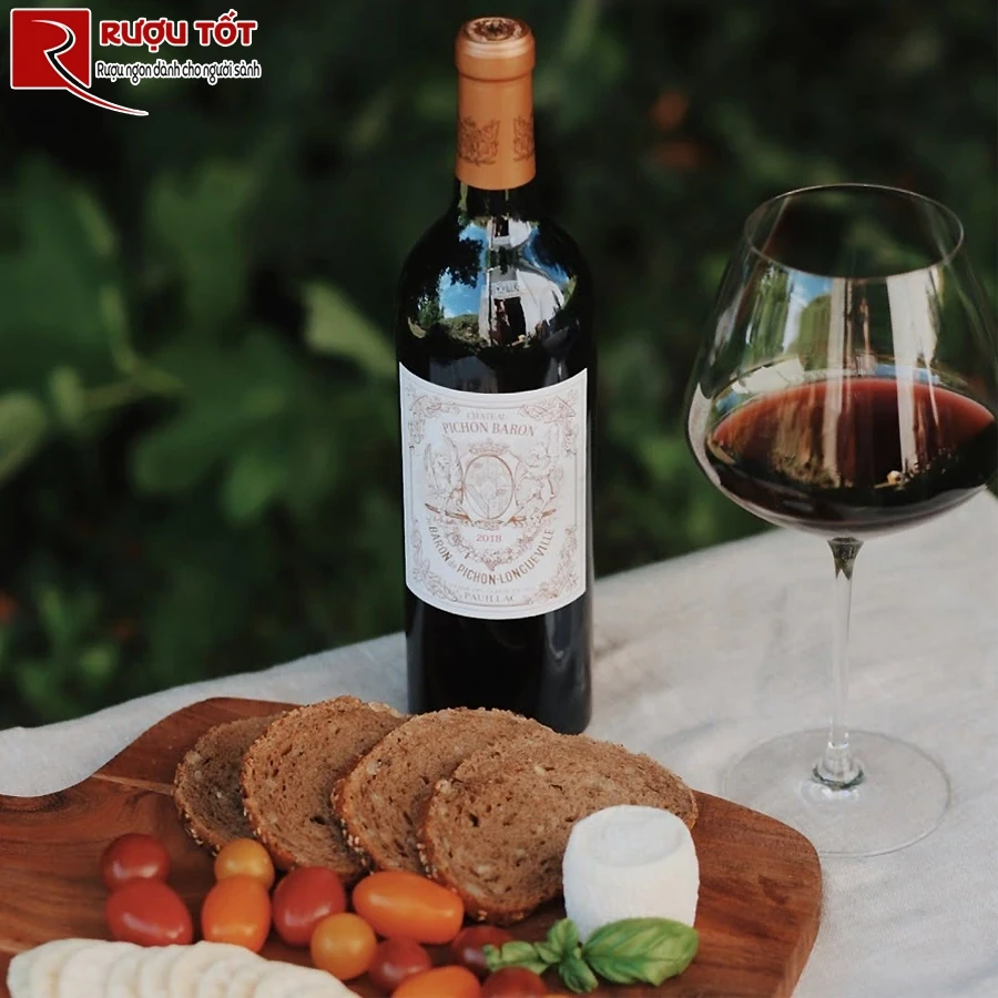 Vang đỏ Chateau Pichon Longueville Baron Pauillac