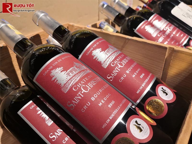 Vang đỏ Chateau Saint Christophe cao cấp