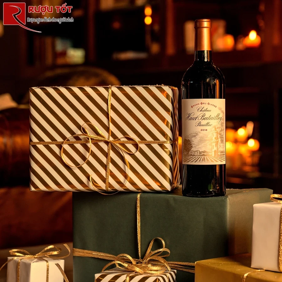 Vang đỏ Chateaux Haut Batailley Verso Pauillac