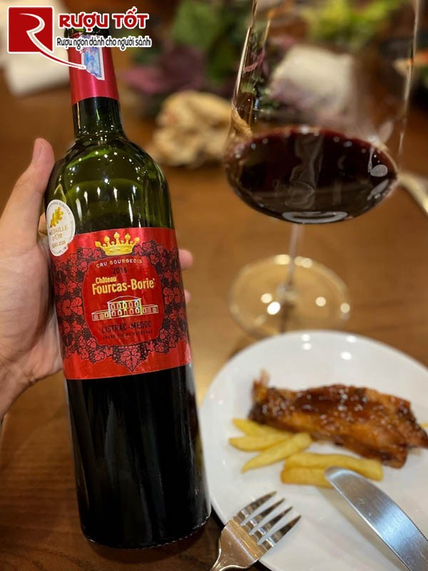 vang pháp Chateau Fourcas Borie