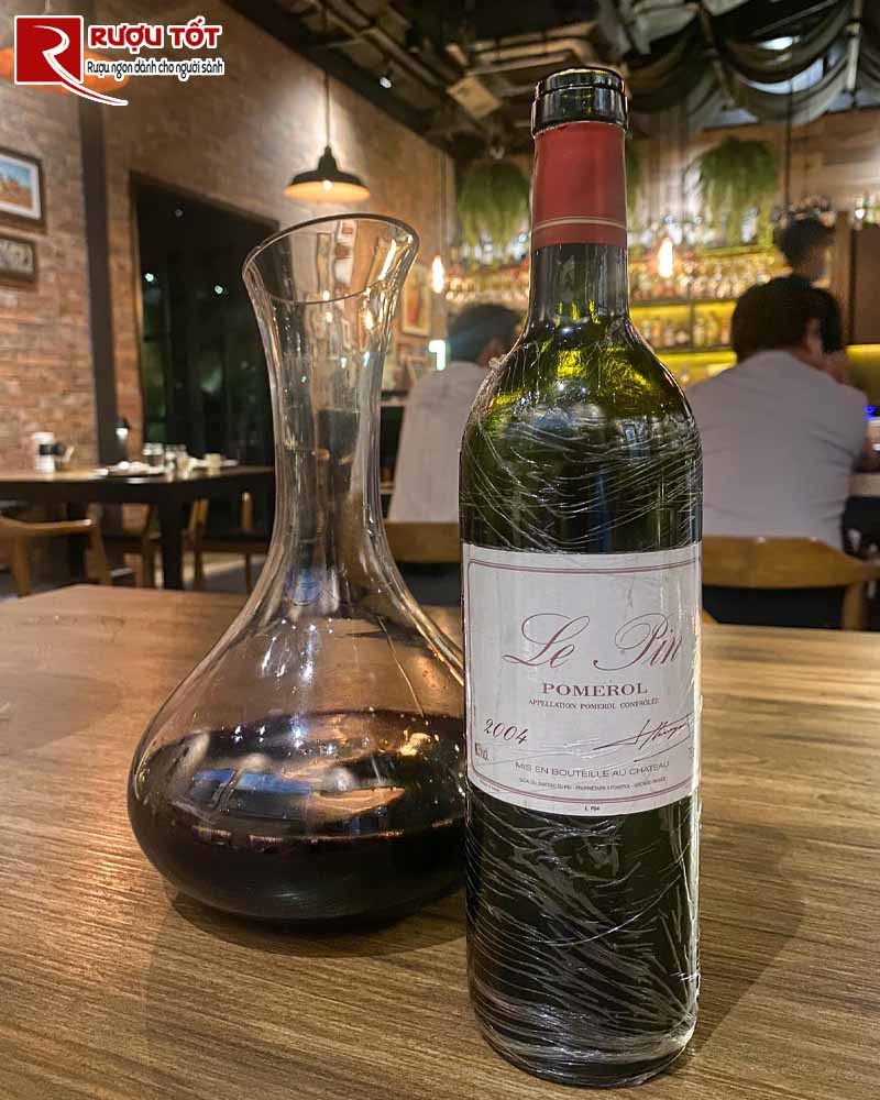 vang Pháp Chateau Le Pin Pomerol