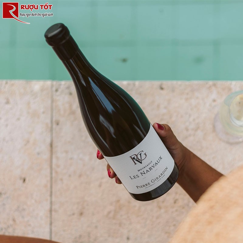 Vang Pháp Les Narvaux Pierre Girardin Meursault