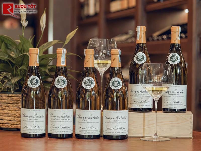 Vang Phap Louis Latour Chassagne Montrachet Cailleret