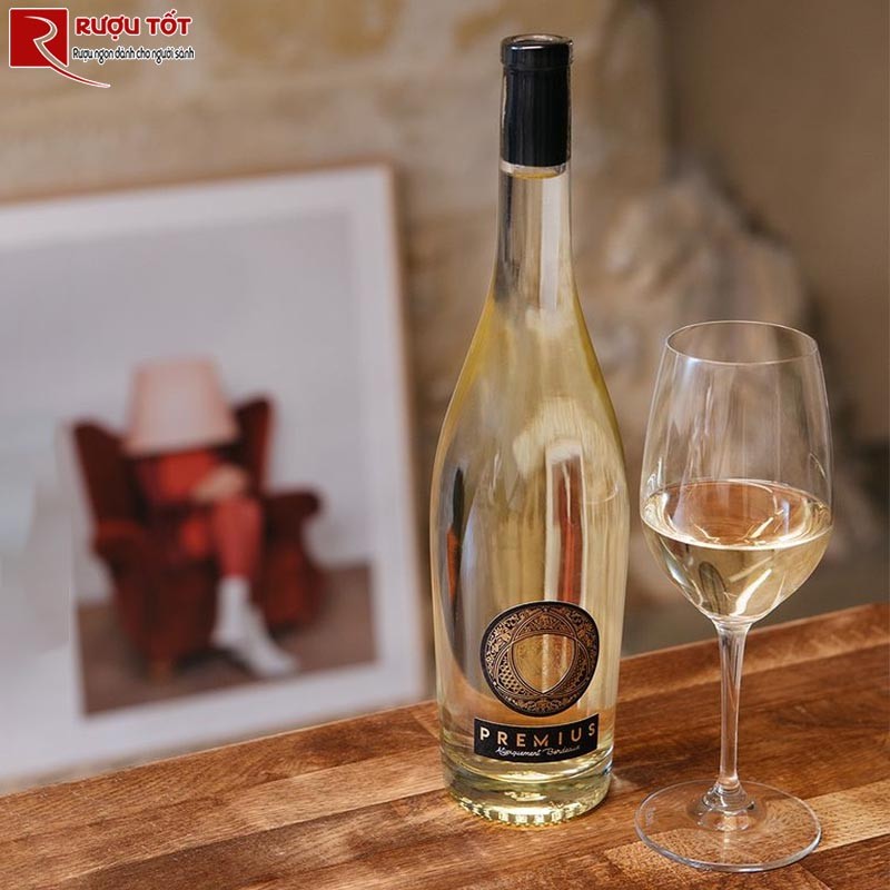 Vang Pháp Premius Bordeaux Blanc