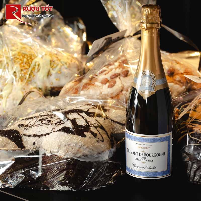 Vang sủi Cremant de Bourgogne Chardonnay