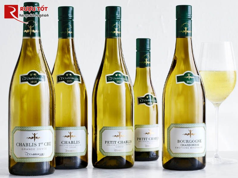 Vang trắng La Chablisienne Bourgogne Chardonnay