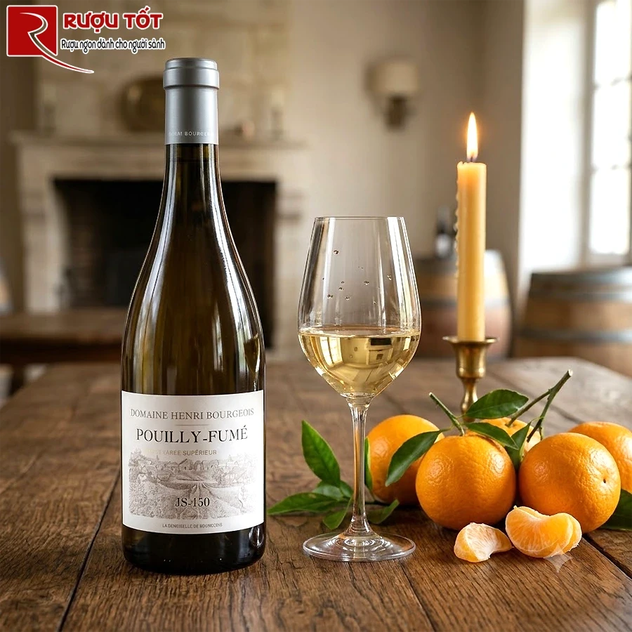 Vang trắng Pháp Domaine Henri Bourgeois JS 150 Pouilly Fume