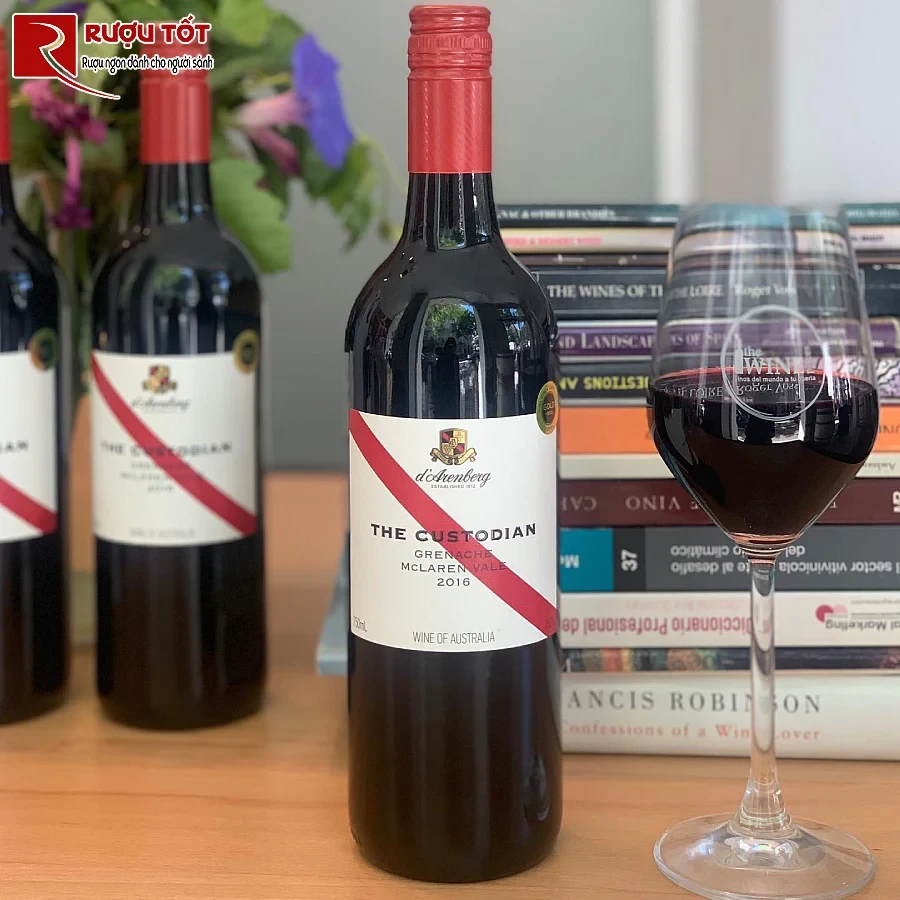 ruou d arenberg the custodian grenache 750ml 14,5% hao hang