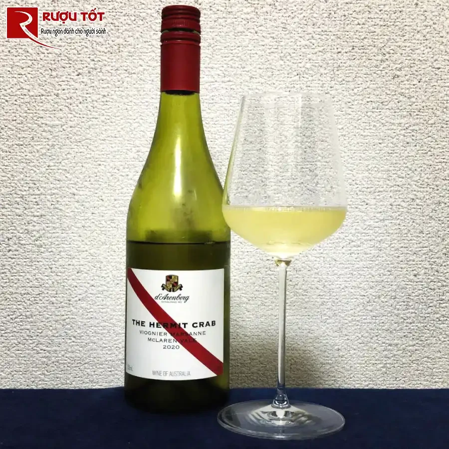 ruou d'arenberg the hermit crab marsanne viognier 750ml chat luong